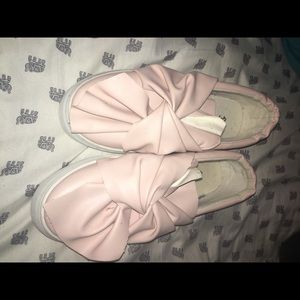 BRAND NEW! Qupid Pink Bow Sneakers